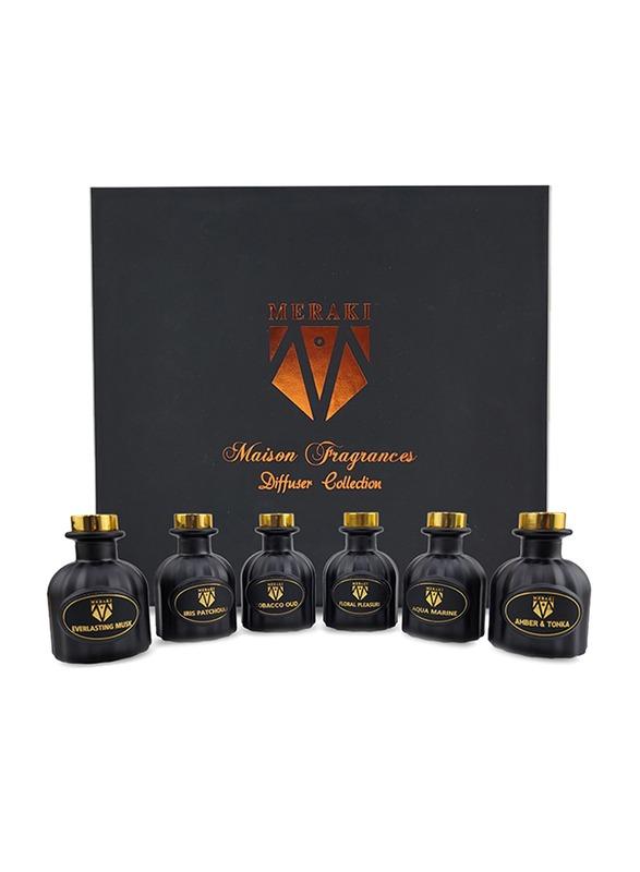 Meraki Maison Fragrances Diffuser Collection 6*50Ml Set