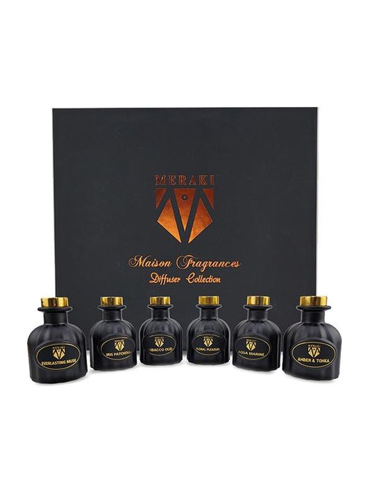 Meraki Maison Fragrances Diffuser Collection 6*50Ml Set